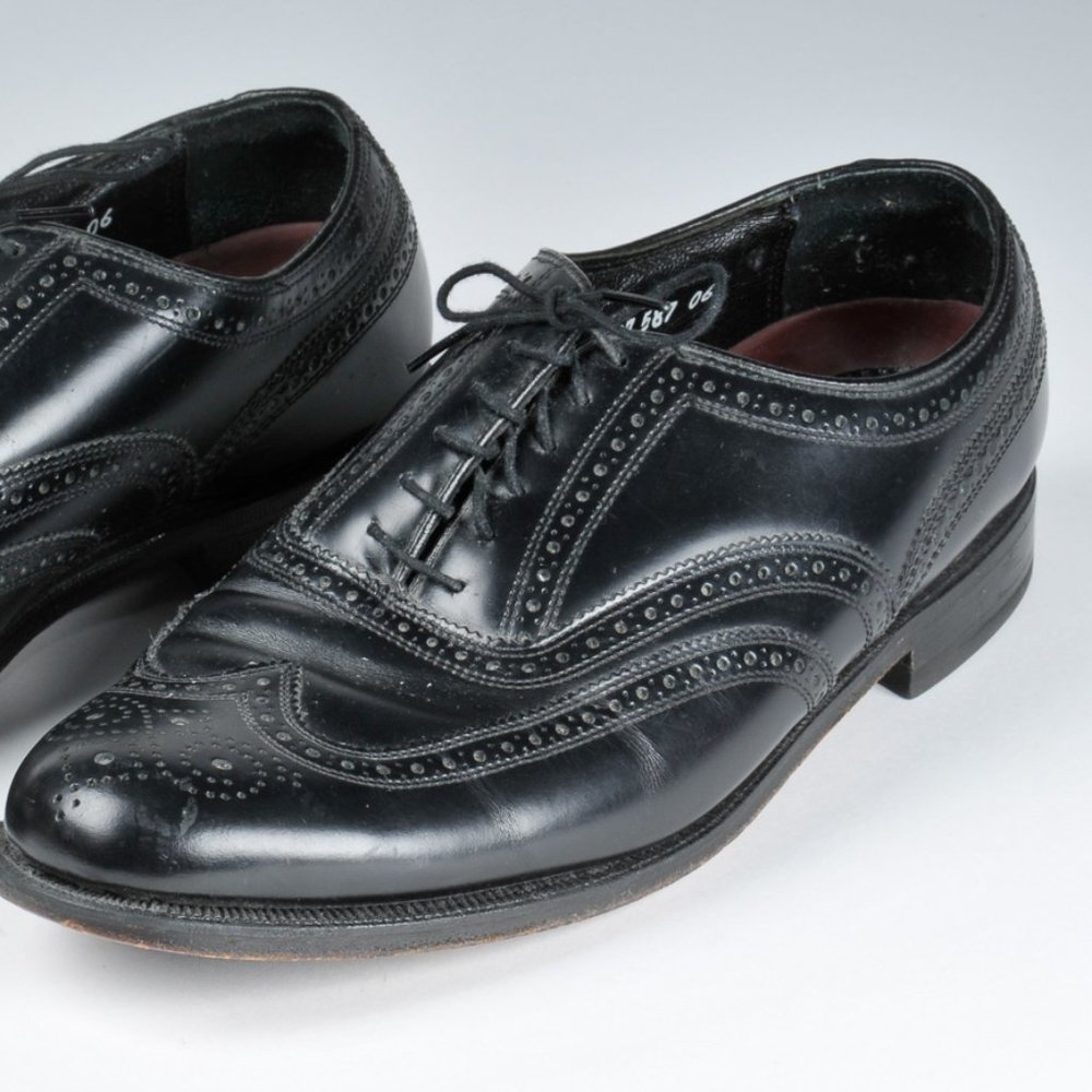 Mens Florsheim Lexington Wing Tip  Oxford Shoe Size 9 1/2 EEE {EX+} - Picture 3 of 8